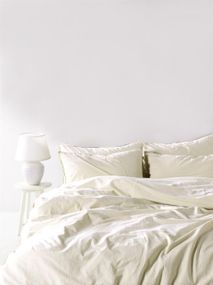 Постельное белье Limasso Stonewashed Ranforse 160 х 220 см Snow White