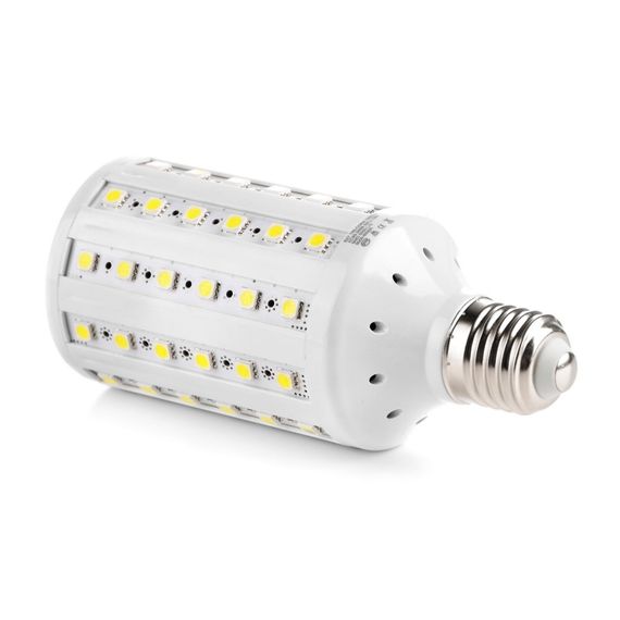 Лампа светодиодная E27 LED 12W 72 pcs CW T62-CORN SMD 5050 | Зображення 1