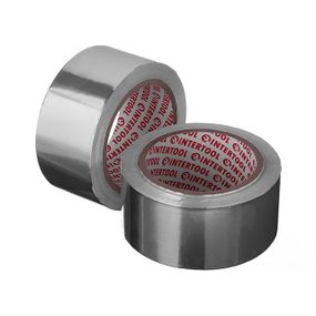 Скотч алюмінієвий термостійкий 25 м, 50 мм INTERTOOL KT-0992