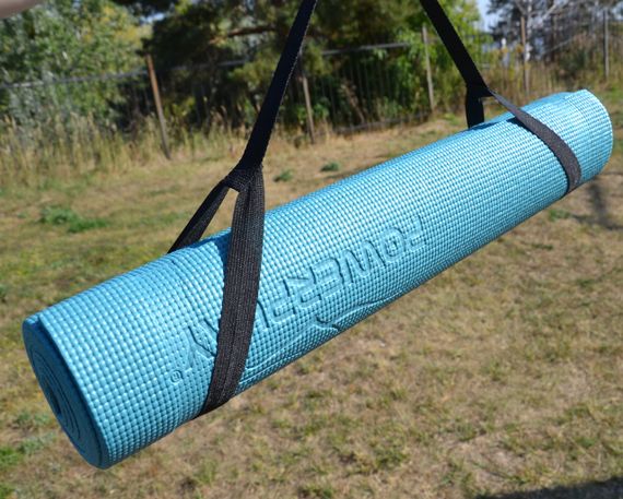 Коврик для йоги и фитнеса Паверплей 4010 PVC Yoga Mat Зеленый (173x61x0.6) | Зображення 5