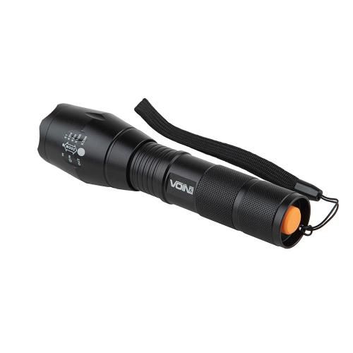 Ліхтарик ручний VOIN VL-8012, LED T6, 300Lm, зум, алюміній, 1х18650 или 3хААА (не в комплекті) | Зображення 4