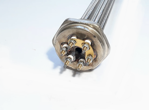 Блок ТЭНов 6000W с резьбой 2" (Украина) | Зображення 1