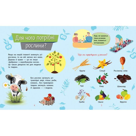 Навчальна книжка Чомусики "Рослини" 875010 запитання та відповіді | Зображення 3