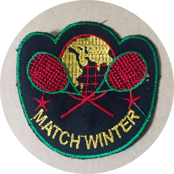 Нашивка на одежду Match Winter 95*92 мм Червоний