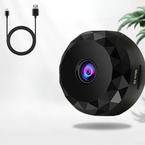 Міні-камера відеоспостереження з Wi-Fi / Портативна камера з мікрофоном / Бездротова міні-камера з магнітним кріпленням