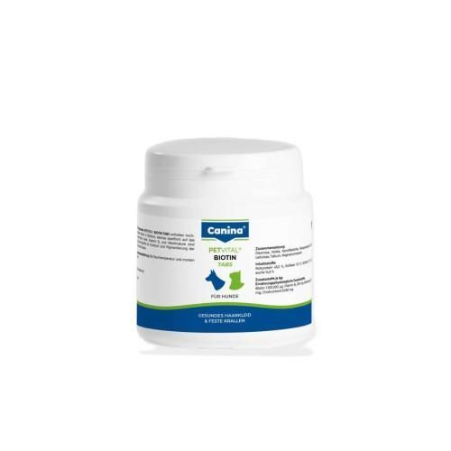 Вітаміни Canina Petvital Biotin-Tabs для примхливих собак і кішок, 100 г (50 табл)