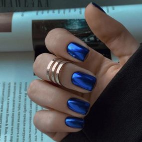 Дзеркальна втирка №4 (синяя) + аплікатор