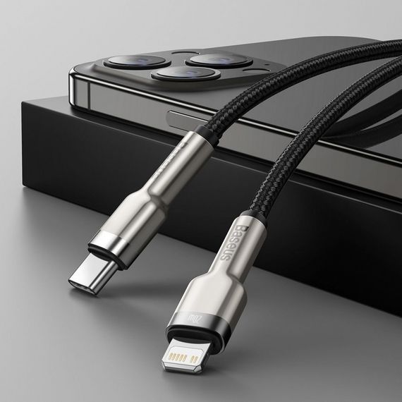 Кабель Baseus Cafule Type-C to Lightning PD 20W (2m), Червоний, 2.0 м | Зображення 4
