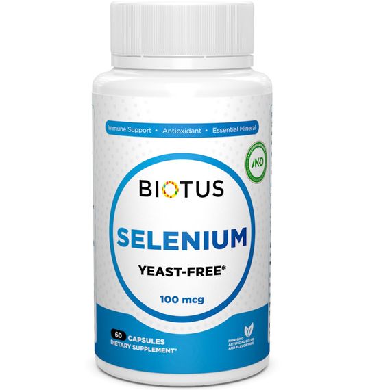 Селен Biotus Selenium 100 mcg 60 Caps BIO-530821