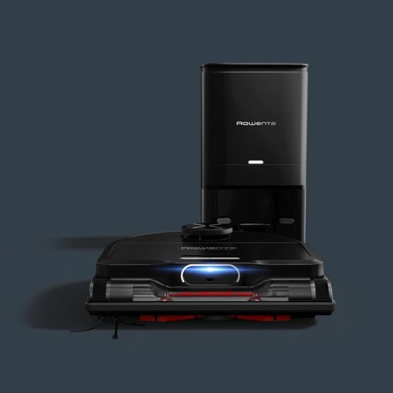 Робот-пилосос Rowenta миючий X-Plorer Serie 220+ Animal &amp; Allergy Model, 5600ПаВт, h=9.7см, 0.35л, конт пил -0.22л, автон. робота до 120хв, чорний (RR9495WH) | Зображення 7