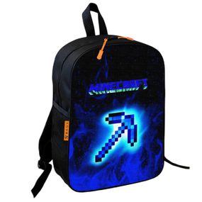 Рюкзак школьный детский 36х27см Майнкрафт Кирка "Minecraft" с принтом для мальчика (00602)