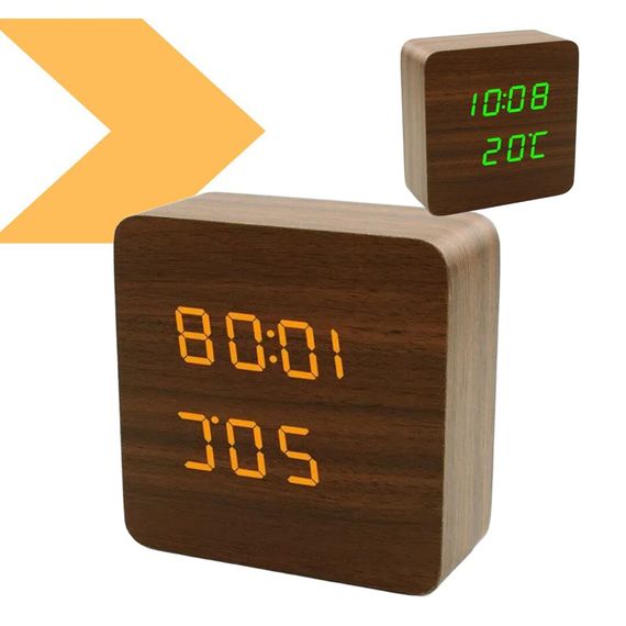 Настільний LED годинник-будильник з термометром XPRO VST-872-4 (23456755701_310) | Зображення 5
