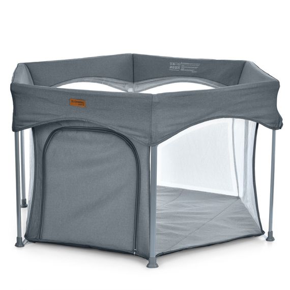 Детский манеж SWIFT 6 ME 1195 Dark Gray, до 15 кг