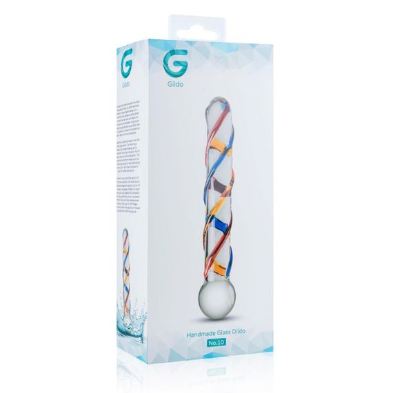 Скляний дилдо Gildo Glass Dildo No. 10 Sex Aura | Зображення 2