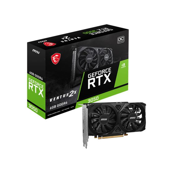Відеокарта MSI GeForce RTX3050 6Gb VENTUS 2X E OC (RTX 3050 VENTUS 2X E 6G OC) | Зображення 4