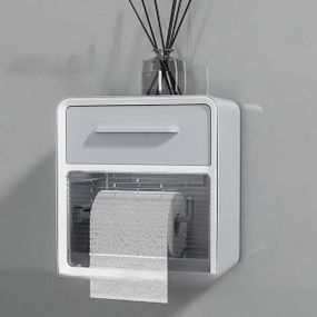 Полиця тримач для туалетного паперу настінна 96-20-8PCS Сіра