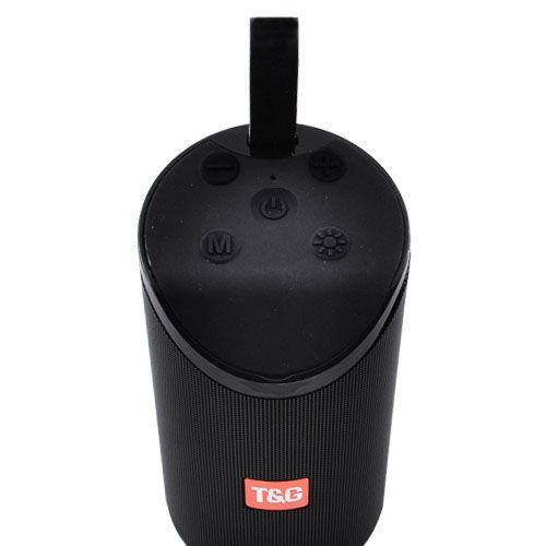 Портативная Bluetooth колонка TG-169 с разноцветной подсветкой FM-радио 5Wx2. Цвет: черный | Зображення 4