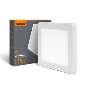 Світлодіодний світильник квадратний VIDEX DL6S 12W 3000K-4000K-6500K White