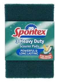 Губки абразивні Spontex Heavy Duty Scourer Pads 3шт