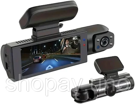 Автомобільний відеореєстратор M8 3,16-дюймовий Full HD 1080P екран з двома камерами