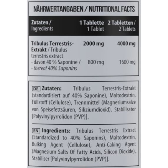 Трибулус MST Nutrition Healthy by MST Tribulus 2000 120 Tabs | Зображення 1