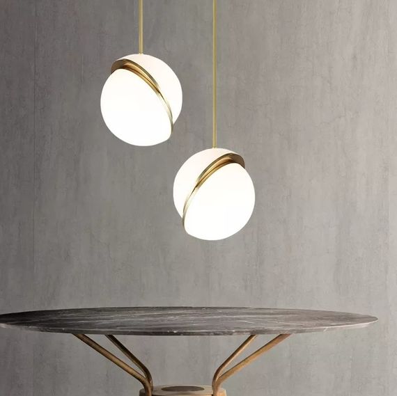 Люстра підвісна на 1 лампочку 26681 Латунь 35-200х20х20 см.