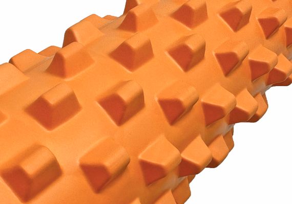Масажний ролик EasyFit Grid Roller PRO 45 см помаранчевий (EF-2029-OR) | Зображення 2