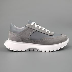 Кросівки жіночі шкіряні 589900 Сірі 36 37 38 39 40 41