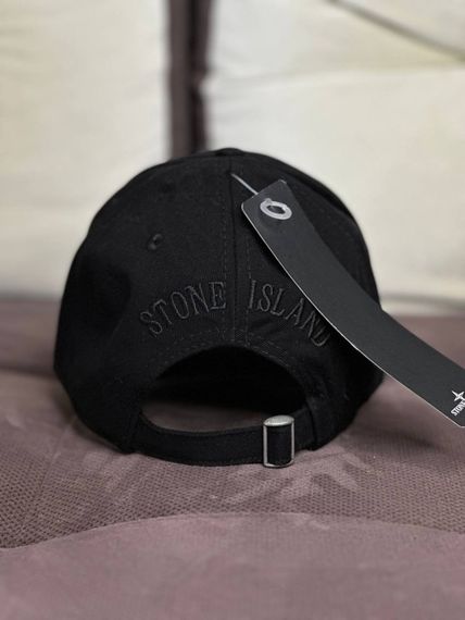 Кепка Stone Island black logo C008-3 | Зображення 2