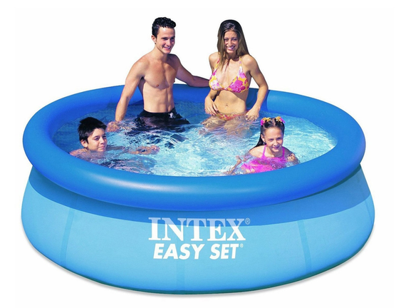 Надувний безкаркасний круглий басейн Intex 28132 (366-76см, 5621 л, фільтр-насос 230V) | Зображення 1