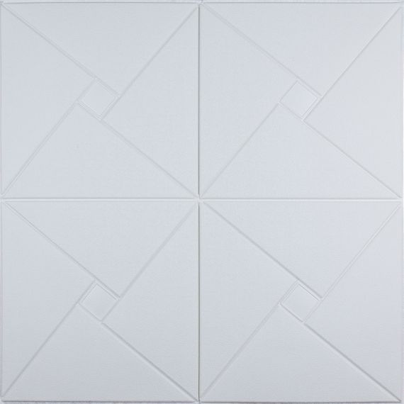 Стельова 3D панель самоклеюча на стелю наклейка ПВХ Самоклейка 3Д 70*70 см * 6,5 мм | Зображення 3