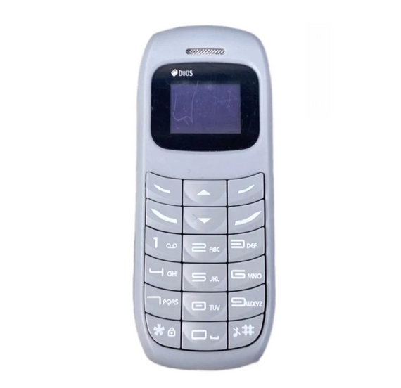 Мінітелефон Gstar BM70 Black Micro Sim розміром як запальничка Сірий