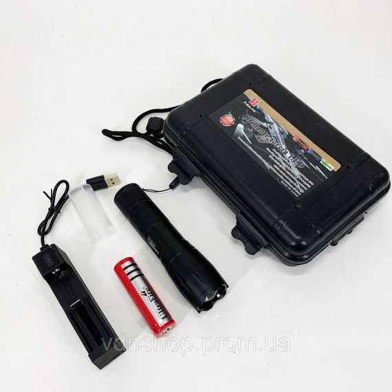 Фонарь переносной с лед лампой BL-1831 T6 Police, Мощный ручной фонарь повербанк Пылезащищенный JX-49 | Зображення 8