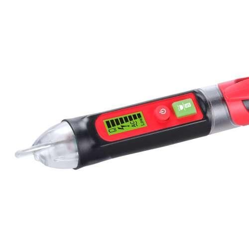 Тестер напруги безконтактний (12-1000V/50/60Hz) зі світловою і звуковою індикацією WINTACT WT3010 | Зображення 6