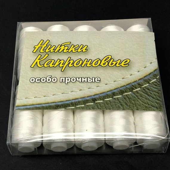 Нитки капронові (особливо міцні) 200 ярдів, білі | Зображення 2