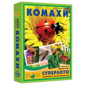 Настольная игра супер ЛОТО "Насекомые" 81947, 36 карточек