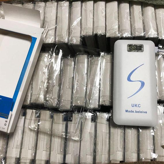 Переносний акумулятор для телефону Power Bank 9600mAh UKC, Повербанк для планшета, FS-987 зарядний пристрій | Зображення 3