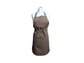 Фартук женский для готовки с вышивкой красотка готовит ONESIZE мокко 00136