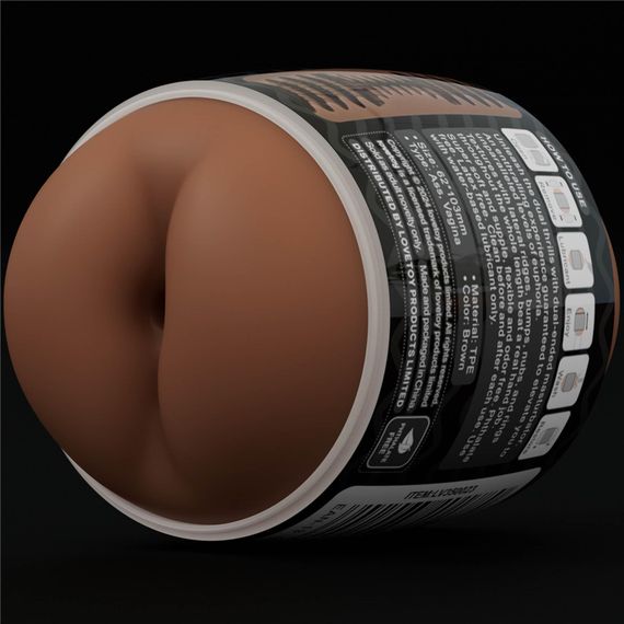 Мастурбатор - Slider Double-Ended Masturbator Ass and Vagina Brown | Зображення 4