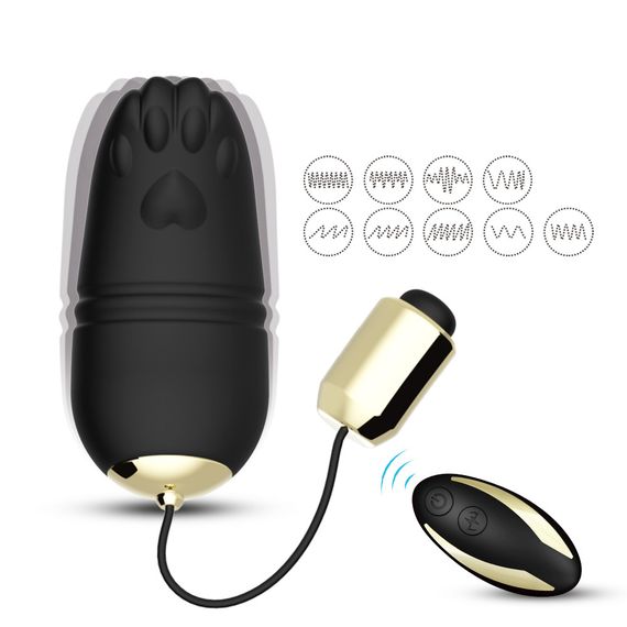 Віброяйце з пультом керування Kitty black sexstyle | Зображення 2