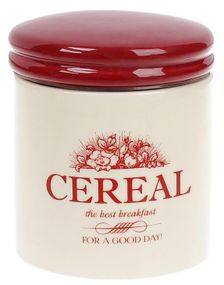 Банка керамічна "Англійська Шипшина CEREAL" 12.3х10.2х12см