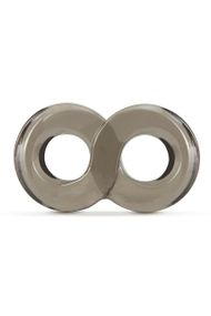 Эрекционное кольцо Blush Stay Hard двойное, прозрачное, 7 см sexstyle