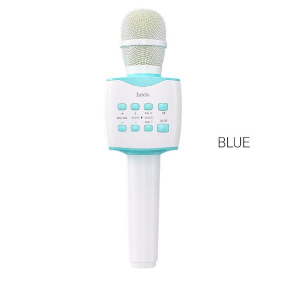 Портативная колонка HOCO BK5 Cantando karaoke microphone Blue | Зображення 1