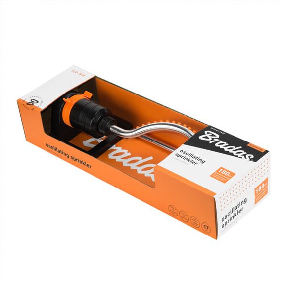 Зрошувач осцилюючий Bradas BLACK LINE 17 форсунок 180 м² ECO-2818 | Зображення 2