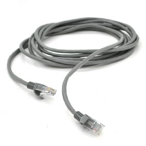 Патч-корд литой RITAR,UTP,RJ45,Cat.5e,1m,серый,Cu (медь) Q500