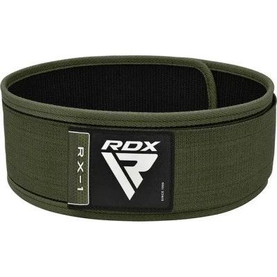Атлетический пояс RDX RX1 Weight Lifting Belt Army Green XL (WBS-RX1AG-XL)