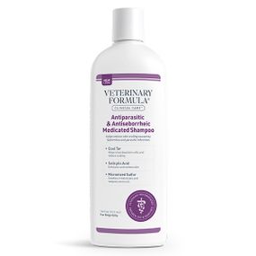 Шампунь для собак антисеборейний та протипаразитарний Veterinary Formula Clinical Care Antiparasitic & Antiseborrheic Medicated Shampoo, 473 мл