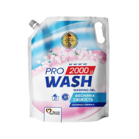 Гель для прання 2л (дой-пак) універсал Весняна свіжість ProWash 2К