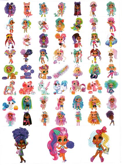 Розмальовка Hair Dorables А4 + 118 наклейок 1639 Jumbi (6902019021639) | Зображення 3