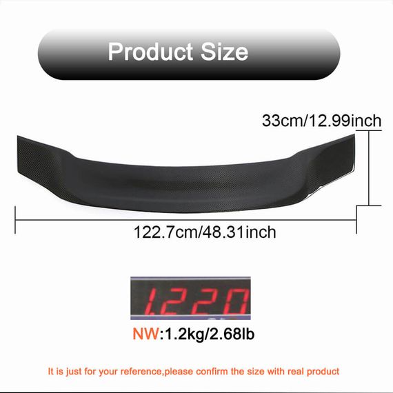 Спойлер V3 (Карбон) для Mercedes E-сlass coupe C207 2010-2017 гг | Зображення 3